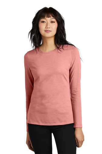 District� Women 4.3-ounce, 60/40 Cotton Poly Perfect Blend CVC Long Sleeve T-Shirt